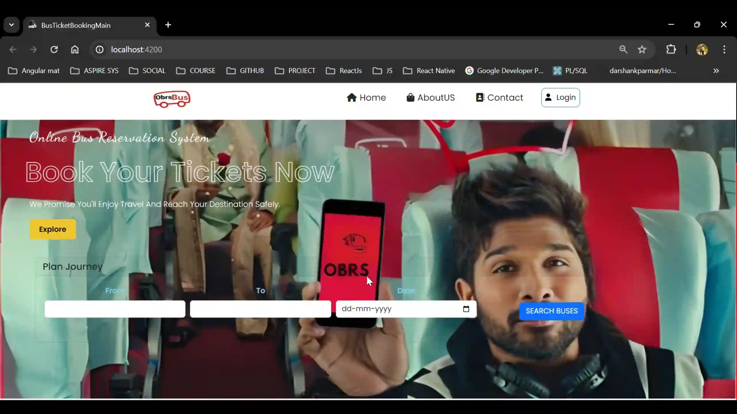 Online Bus Reservation System (OBRS)