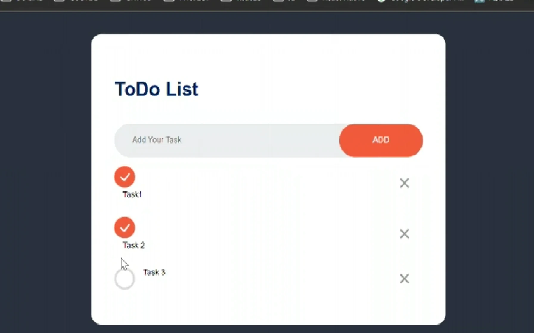 React To-Do Application